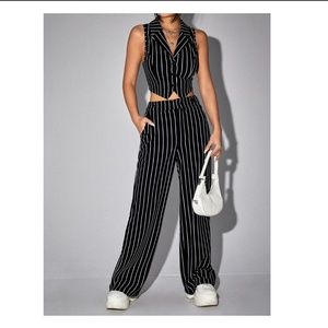 Striped Pants and Vest set